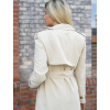 Krémový trenčkot Anahi (Velikost XL)