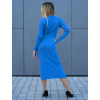 14617 1 modre pletene midi saty claudia s dlouhym rukavem