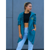 14620 tyrkysova vetrova bunda cristela s kapuci