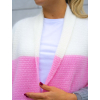 14904 2 bilo ruzovy sedy cardigan janne