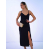15395 plesove cerne elegantni saty awhina se zavazovanim vzadu