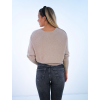 Béžový svetr Mikala z hladkého úpletu (Velikost S-M)