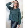 Máslová mikina Love khaki uni
