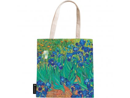 PB82385 Van Goghs Irises Canvas Bag front