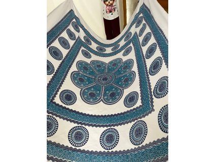 Přehoz Modrý květ