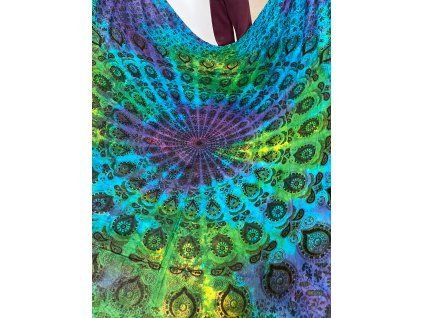 Přehoz Batikované paví pero