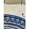 Přehoz Tmavě-modrá mandala - 2. jakost