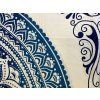 Přehoz Tmavě-modrá mandala - 2. jakost