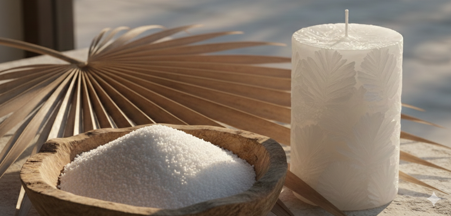 Z akého vosku sú vyrobené moje sviečky?