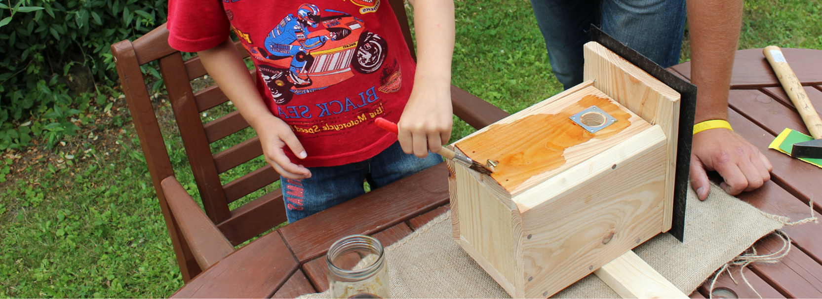 Stavebnice budek a ptačích krmítek