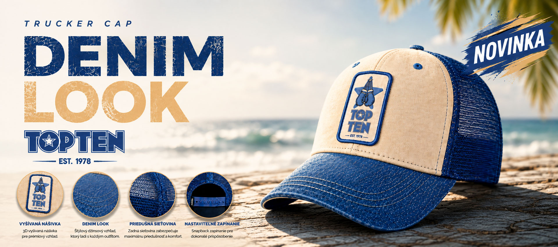 Trucker Cap Denim Look