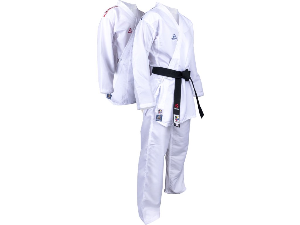 Karate Gi Set “Premium Kumite Competition” - size 130 cm (Color White, Size 130 cm, Gloves cut Without Label)