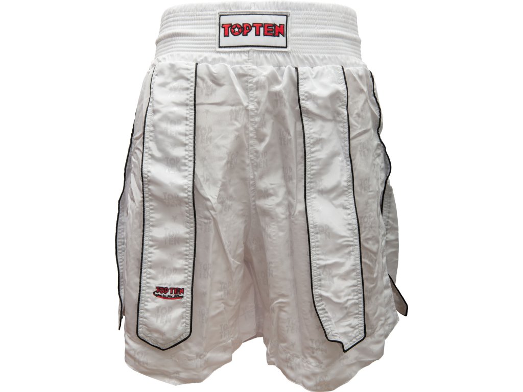 Shorts “Pro” - size L = 180 cm, white (Size L, 180 cm, Color White)