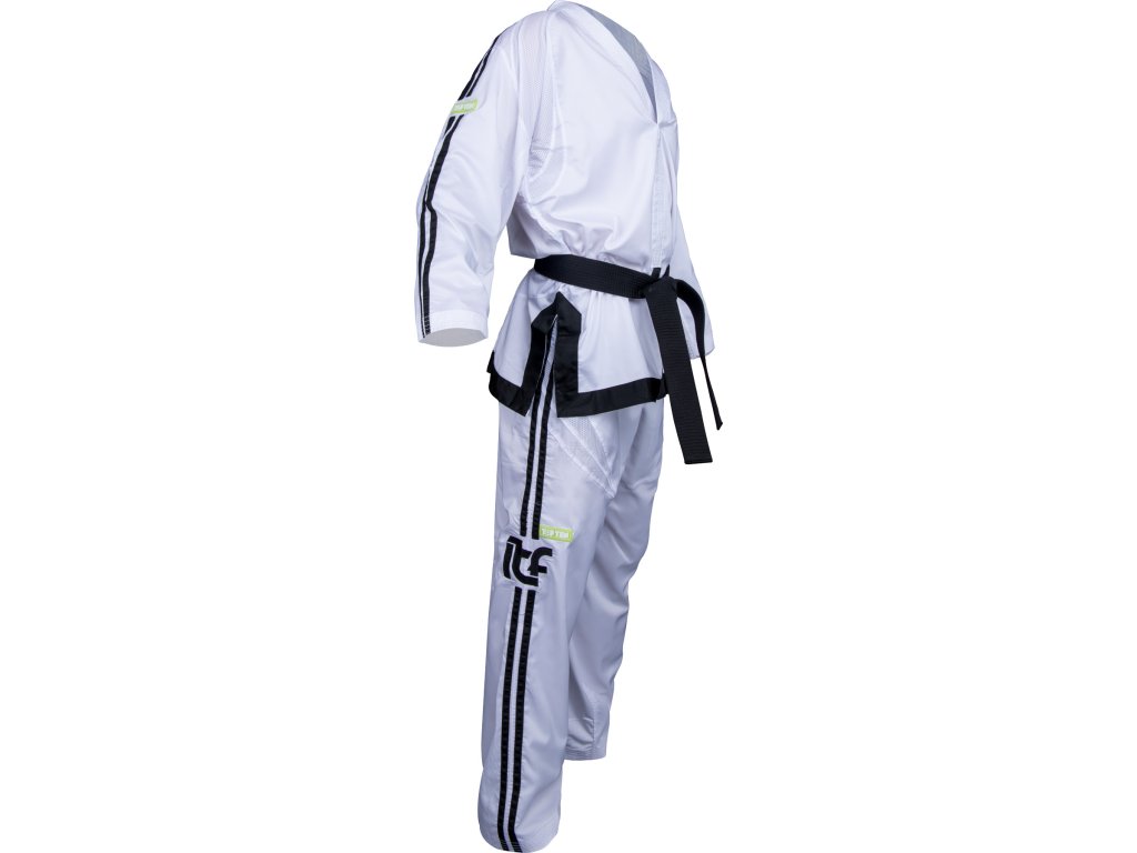 Grandmaster Dobok “Green” (7. - 9. Dan) - white, size 160 cm (Color White, Size 160 cm, Gloves cut Without Label)