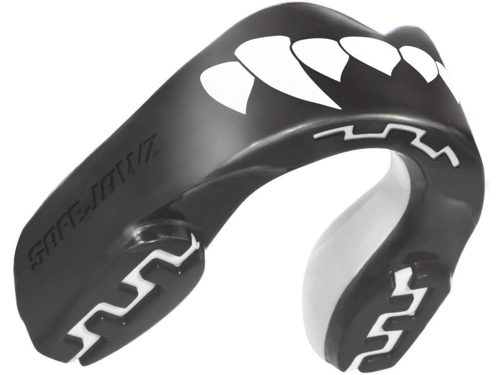 Mouth guard “Extro Fangz” - black, junior (Color Black, Gloves cut Without Label)