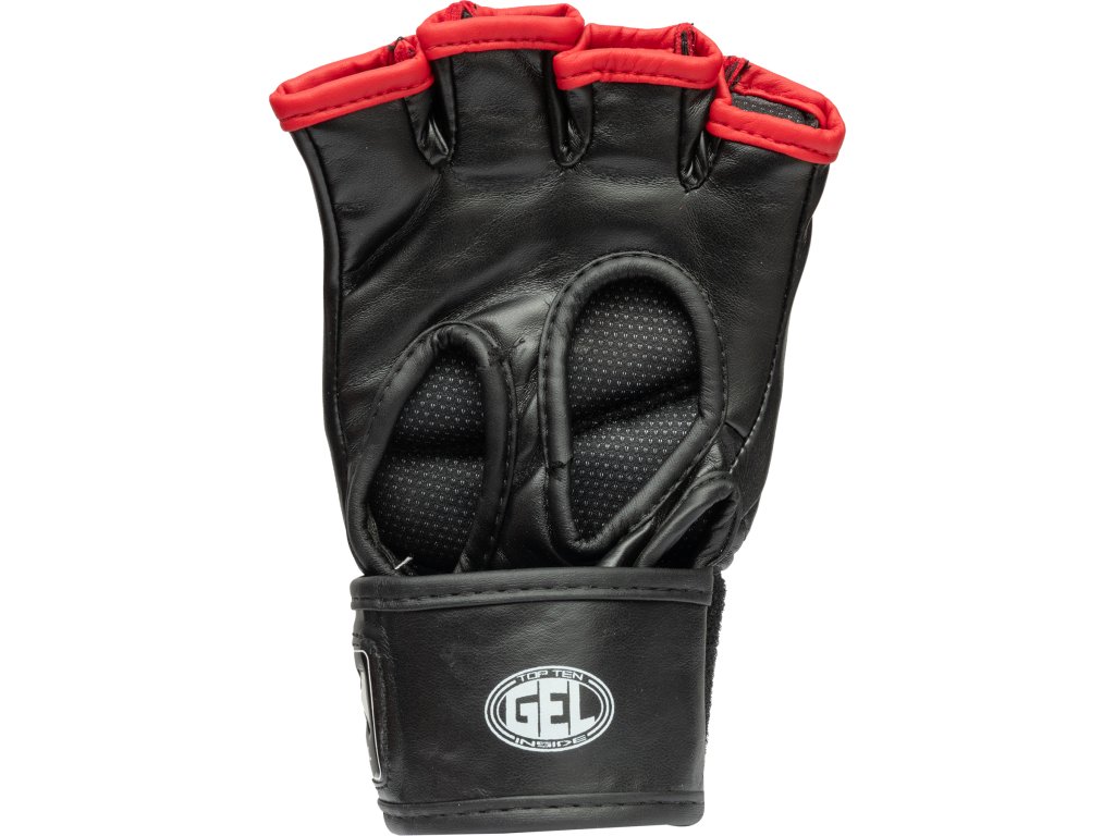 MMA gloves “MMA Symbol” - black, size S (Size S, Color Black)