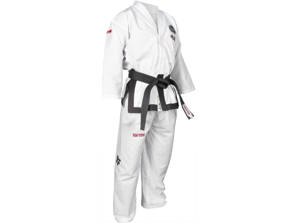 Taekwon-Do Master Dobok “Diamond” (ITF approved) - white, size 150 cm (Color White, Size 150 cm)