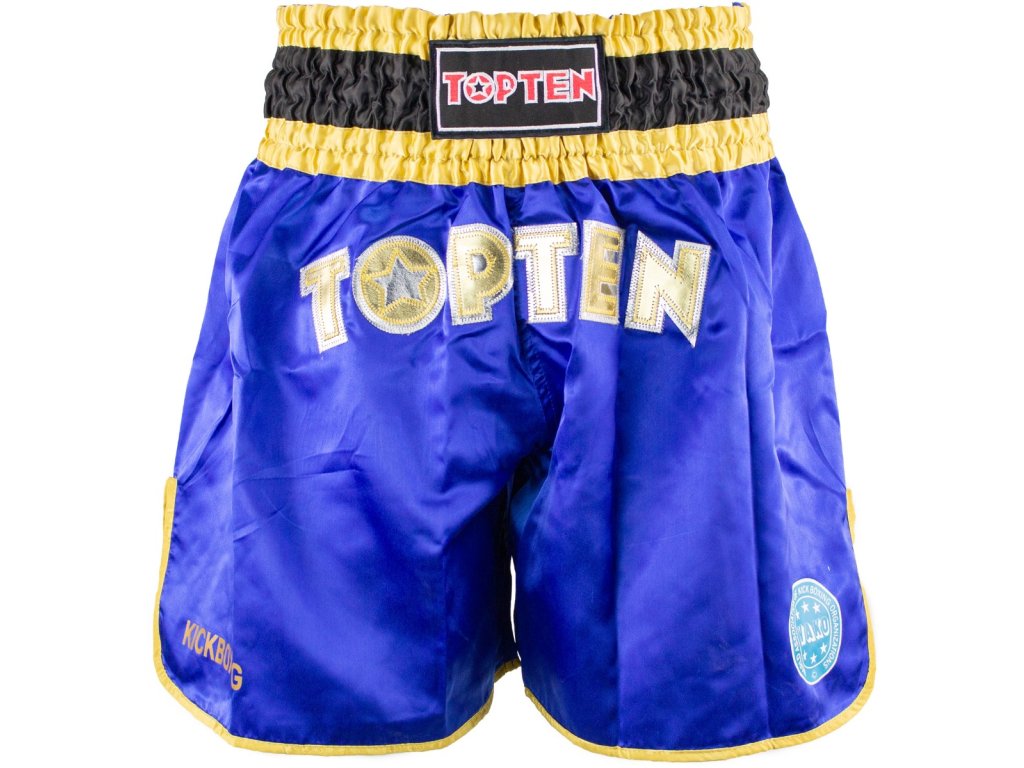 Kickboxerské šortky "WAKO" - veľkosť S, modrá (Size S, Color Blue)