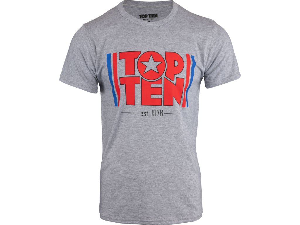 T-shirt “EST. 1978” - grey, size XS (Size XS, Color Gray)
