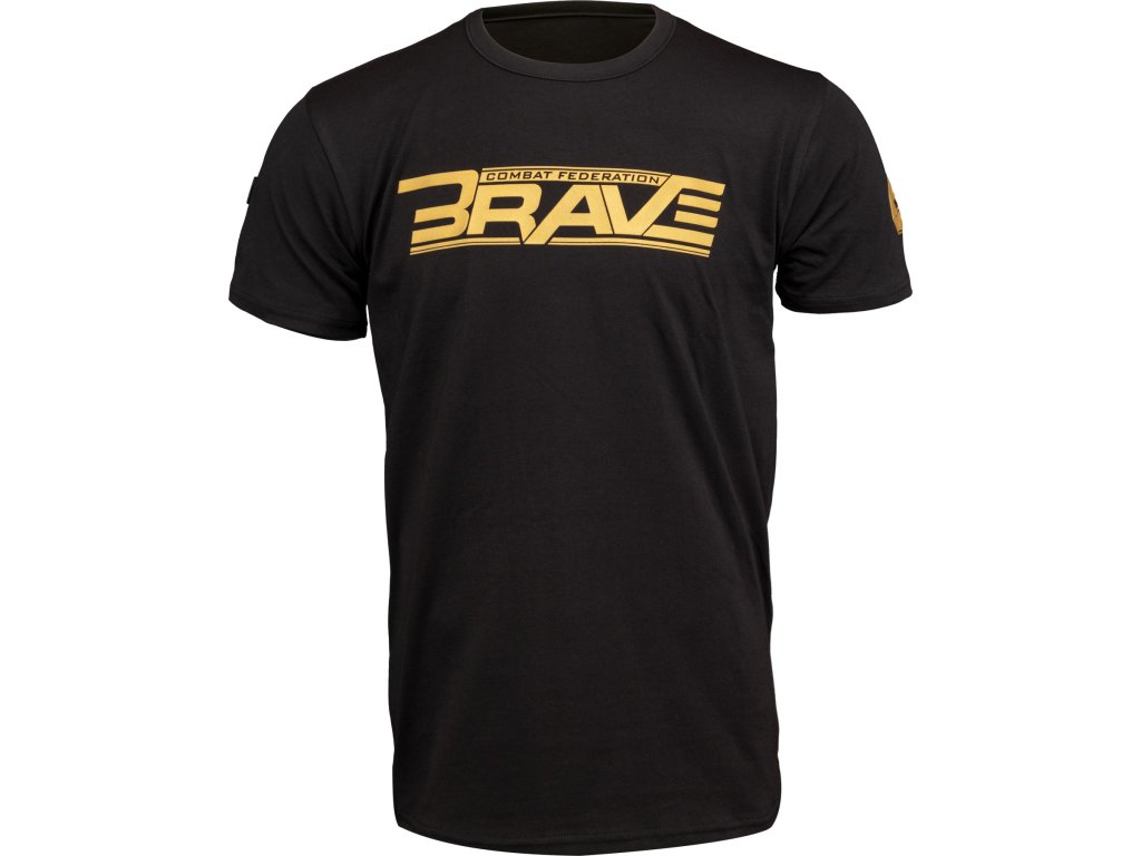 T-shirt “BRAVE x TOP TEN MMA” - black, size XS (Size XS, Color Black, Gloves cut Without Label)