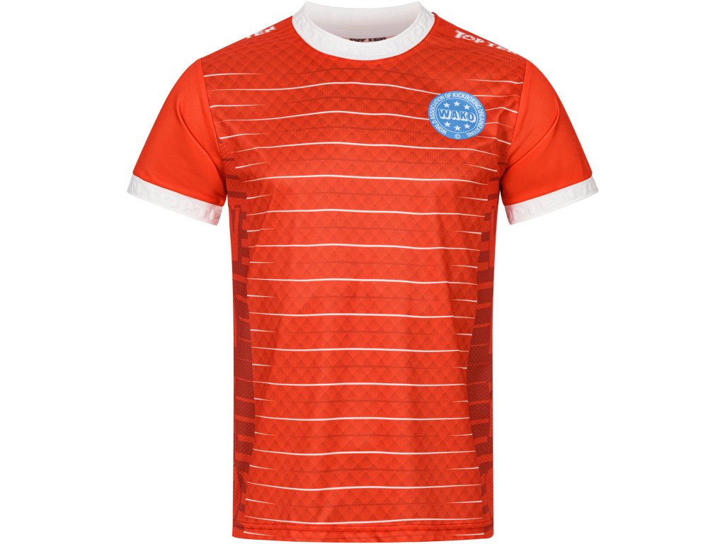 T-Shirt “WAKO” - red, size XS (Size XS, Color Red, Gloves cut Without Label)