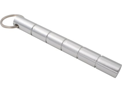 Kubotan without tip - silver (Color Silver)