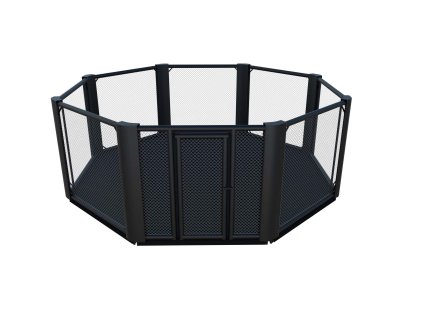 MMA Cage - 20 inches (6,1 x 6,1 m), floor height 10 cm, length of panel 99.6 inches (253 cm) (Gloves cut Without Label)