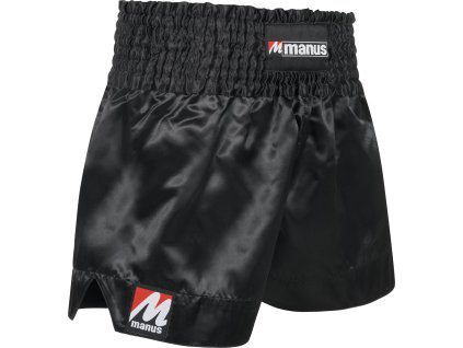 Kickboxing shorts “Shadow” - black, size XS = 150 cm (Size XS, 150 cm, Color Black)