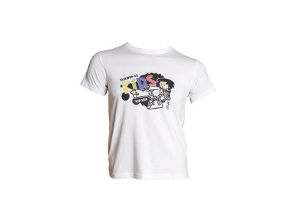 T-Shirt for Kids “ITF KIDS” for Kids - size XXS = 140 cm, white (Size XXS, 140 cm, Color White)