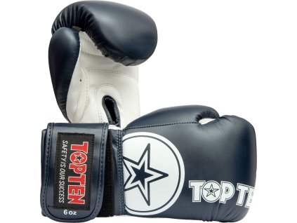 Boxing gloves “KIDS” - blue-white, 6 oz (Color Blue - White, Gloves weight 6 oz, Gloves cut KidsCut)