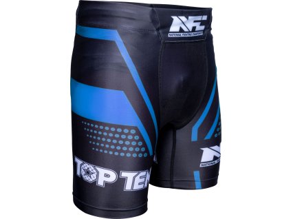 Short Tights “NFC” - black-blue, size XS (Size XS, Color Black - Blue, Gloves cut Without Label)