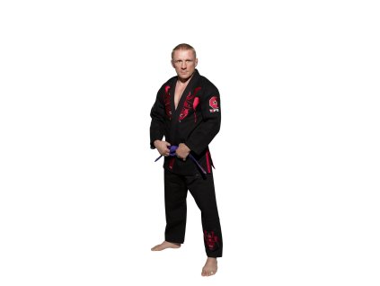 Brazilian Jiu Jitsu (BJJ) Gi “Samurai” - size A1 = 160 cm, schwarz (Size A1, 160 cm, Color Black)