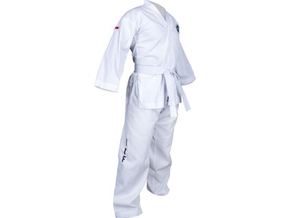 Dobok “Classic” - white, size 110 cm (Color White, Size 110 cm, Gloves cut Without Label)