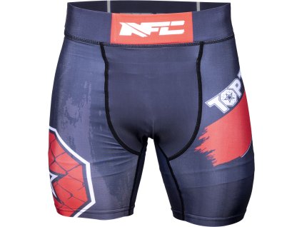 Short tights “NFC Fight Night” - black-red, size XS (Size XS, Color Black - Red)