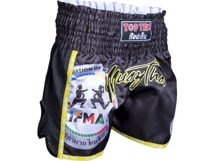IFMA Competition Shorts “Prachao” - black, size XS (Size XS, Color Black, Gloves cut Without Label)