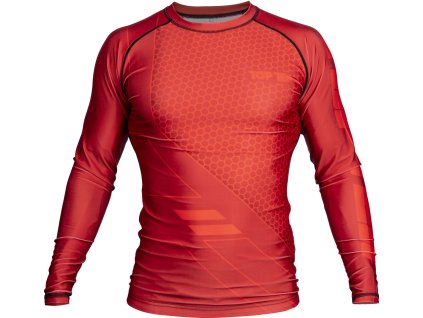 Rash Guard “COMBat” - red, size S (Size S, Color Red, Gloves cut Without Label)