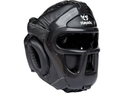 Head Guard with grill (CE) - black, size L (Size L, Gloves cut Without Label)