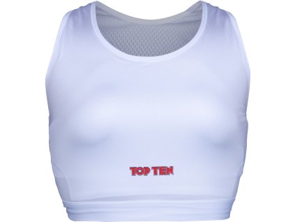 Chestguard “Maxi” (with inserts) - white, size XS (Size XS, Color White)