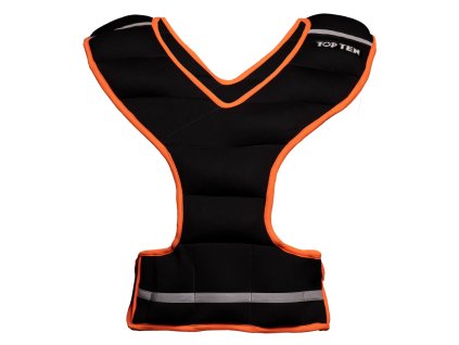 Weight vest Neoprene - 8 kg, black-red (Color Black - Red, Training weight 8 kg, Gloves cut Without Label)