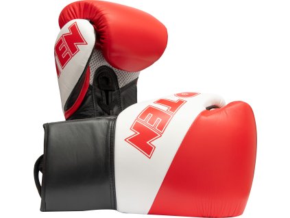 Boxing gloves “Pro X” - red-white, 8 oz (Color Red - White, Gloves weight 8 oz)