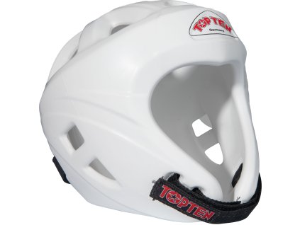 Head Guard “Avantgarde” without chin and cheekbone protection - white, size S (Size S, Color White, Gloves cut Without Label)