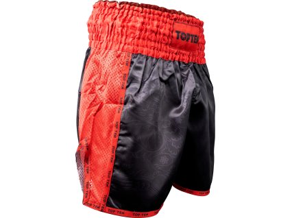 Kickboxing shorts “Dragon” - red-black, size XS (Size XS, Color Red - Black, Gloves cut Without Label)