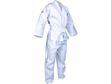 Taekwon-Do Dobok “Kyong” - white, size 110 cm (Color White, Size 110 cm, Gloves cut Without Label)