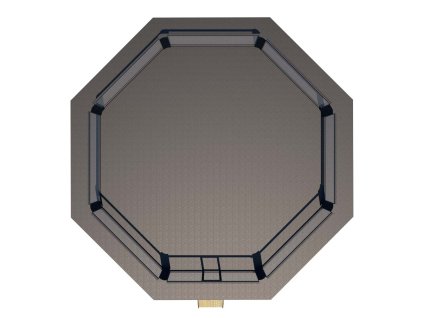 Canvas for MMA Cage (Farba Red)