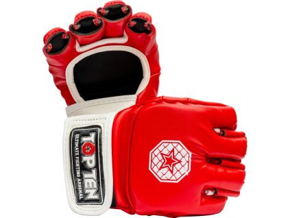 MMA Striking Gloves “Striking C-Type” - size S, red-white (Size S, Color Red - White)