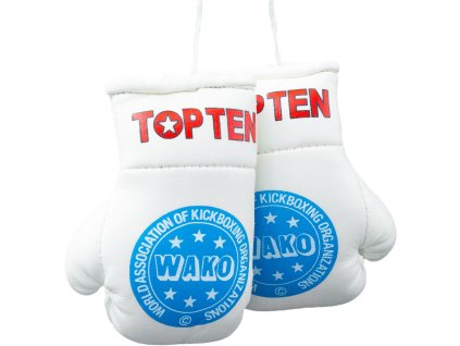Mini boxing gloves “WAKO” (Farba White, Strih Without Label)