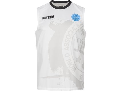 top ten t shirt sleeveless wako kick light 16181 white