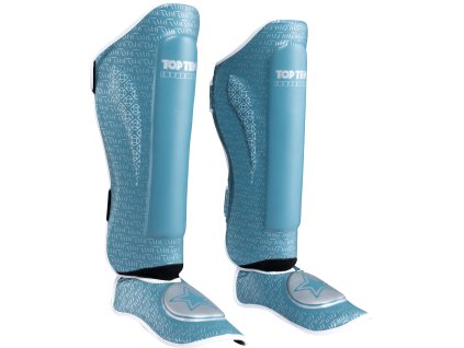 Shin- and Instep Guard “Superior” - blue, size XS (Size XS, Color Blue, Gloves cut Without Label)