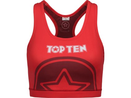 Sports-Bra “WAKO” - red, size S (Size S, Color Red)