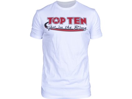 T-shirt “Get in the Ring” - white, size XS (Size XS, Color White)